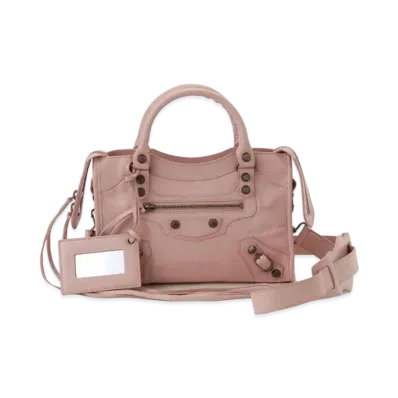 BALENCIAGA Classic Mini City Handbag "Pink"