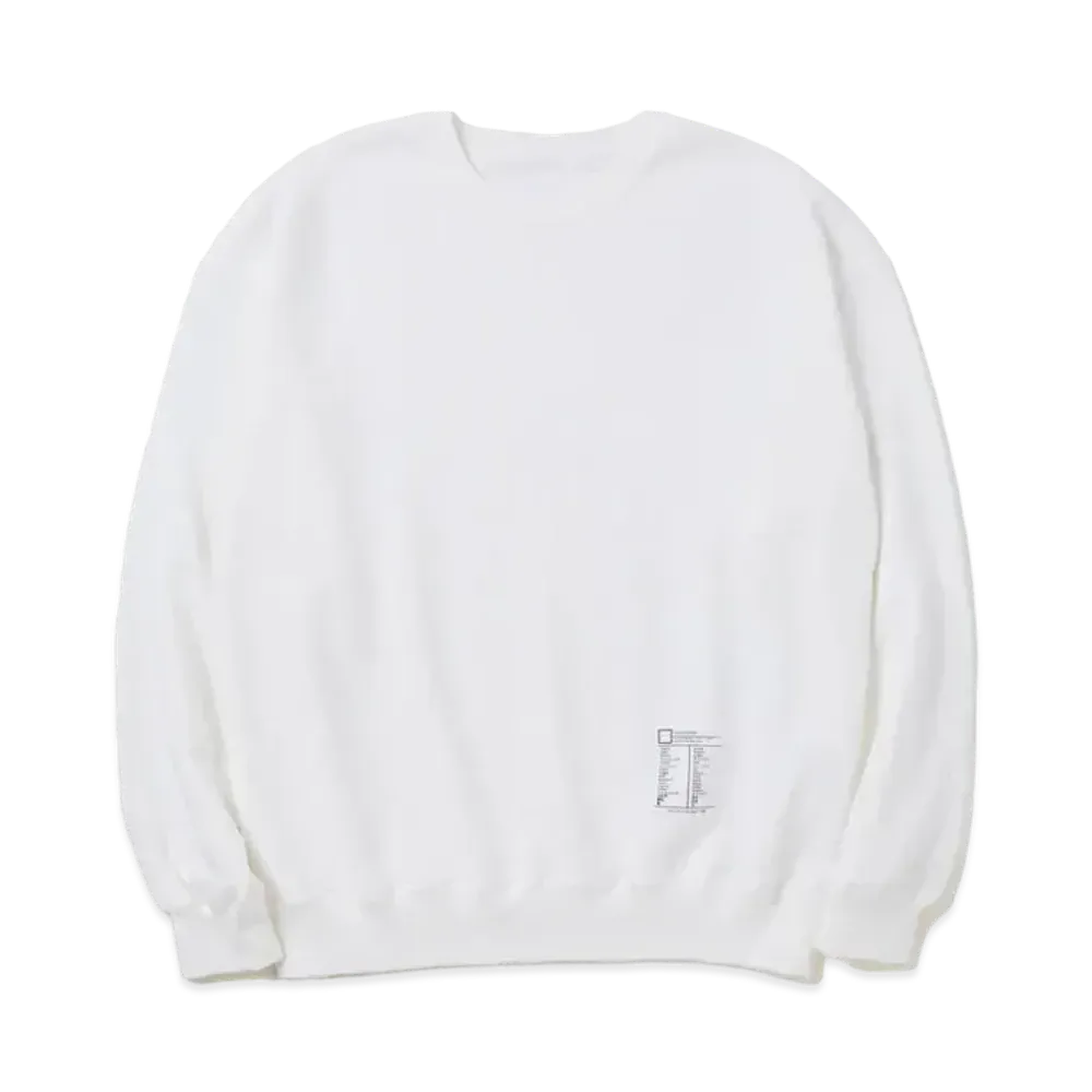 NEIGHBORHOOD BW . Sweat Shirt LS "White"