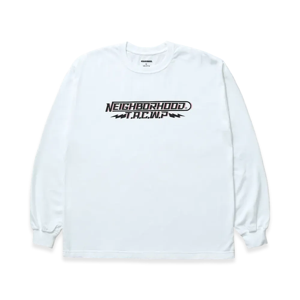 NEIGHBORHOOD NH 252 Spot . Tee LS-4 "White"