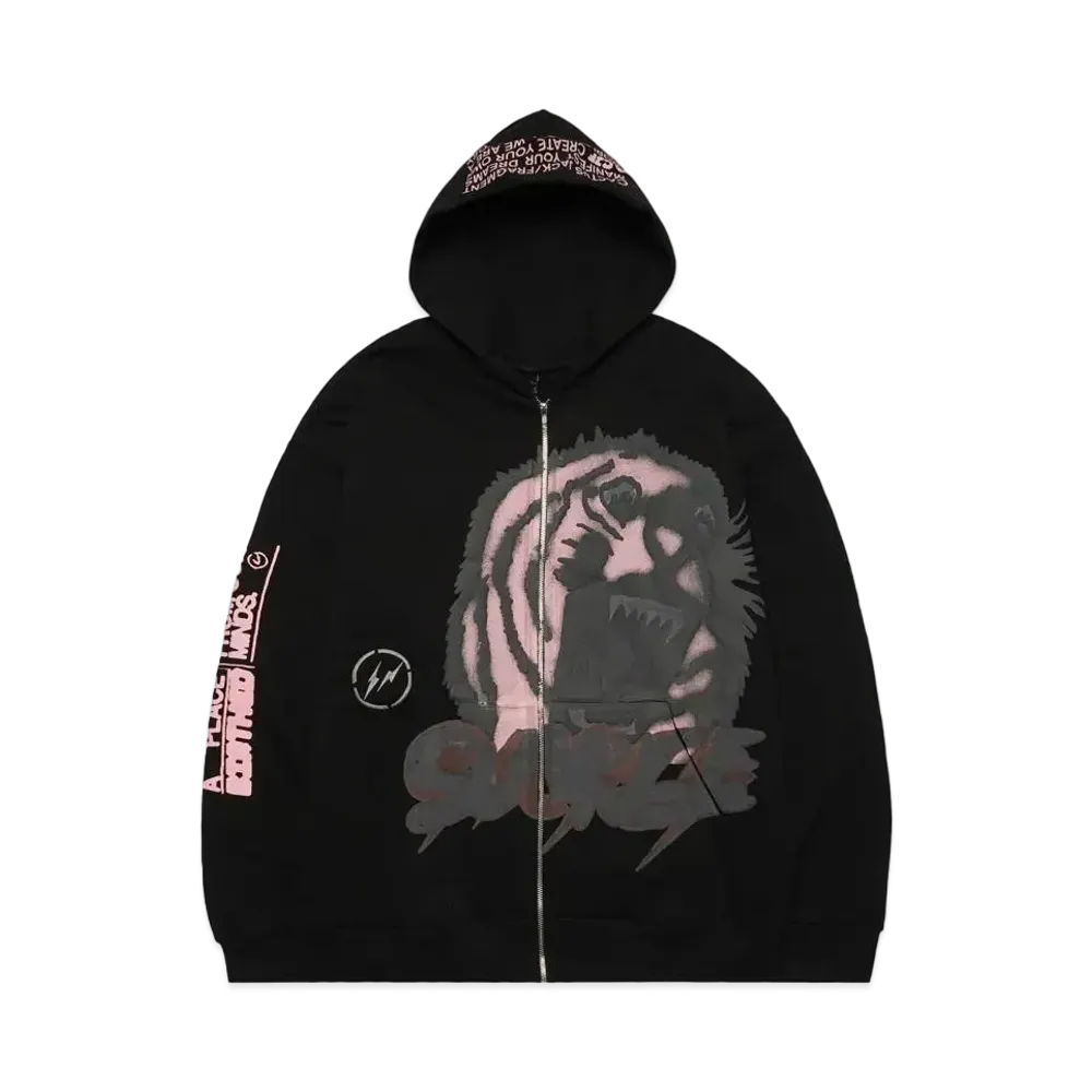 Travis Scott Cactus Jack For Fragment Sunrise Zip Up Hoodie "Gray"