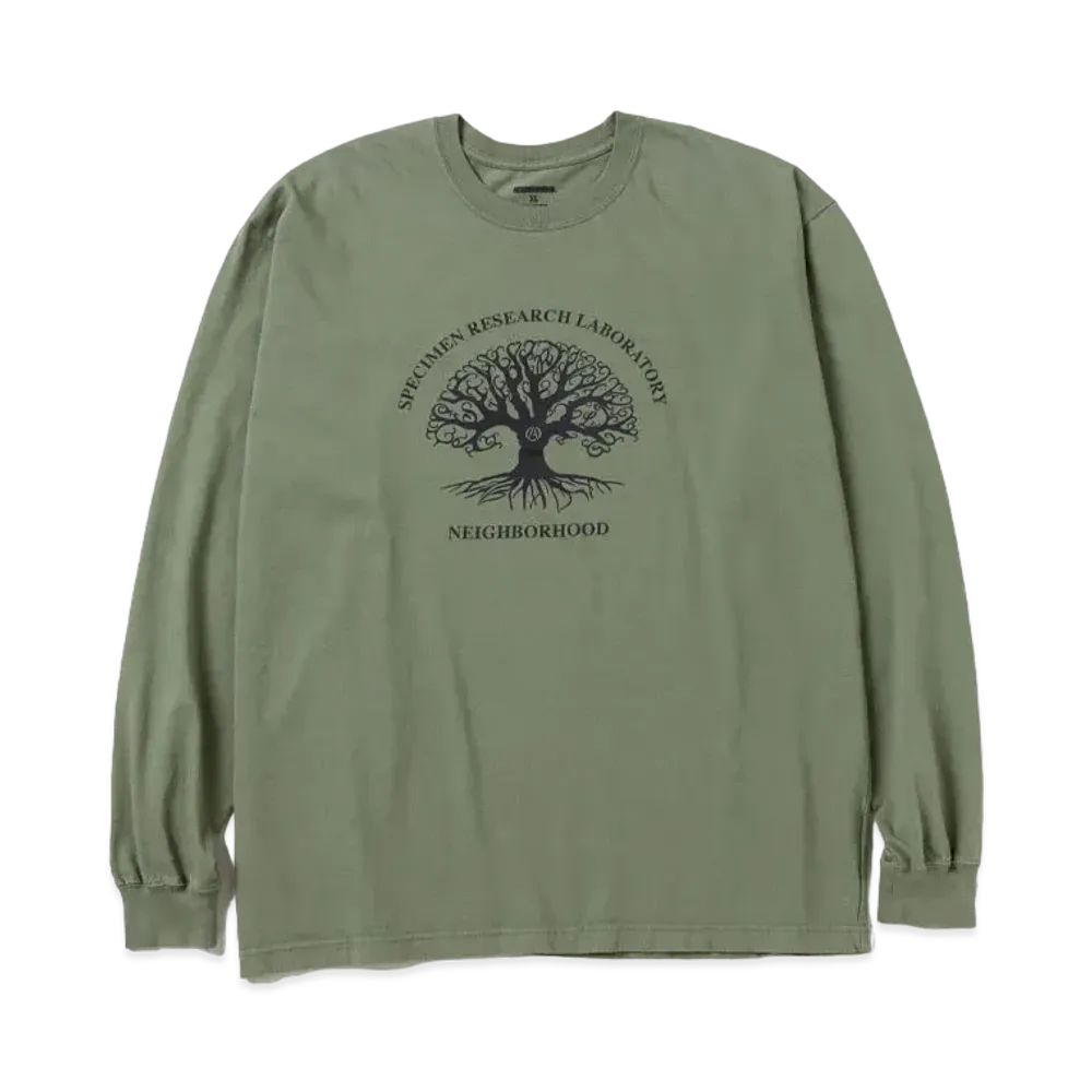 NEIGHBORHOOD SRL . Tee LS-1 "Olive Drab"