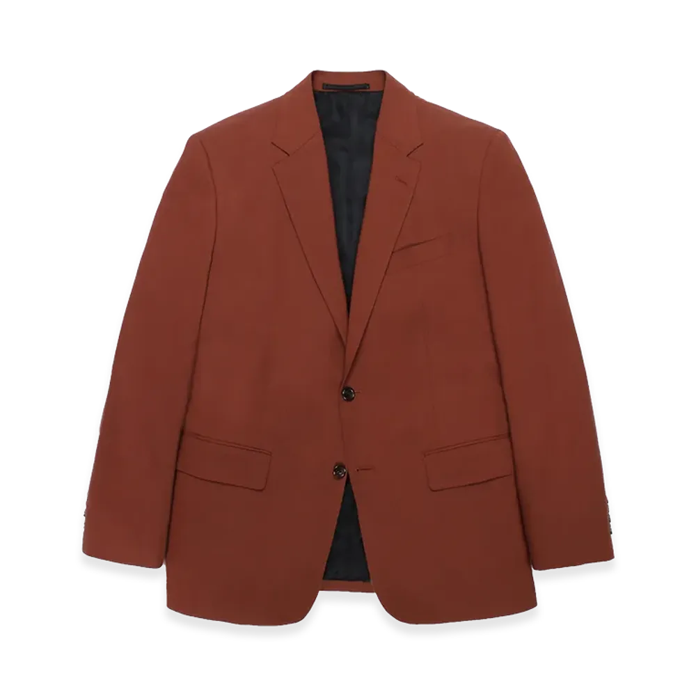 WACKO MARIA x Dormeuil Single Breasted Jacket "Burgundy"