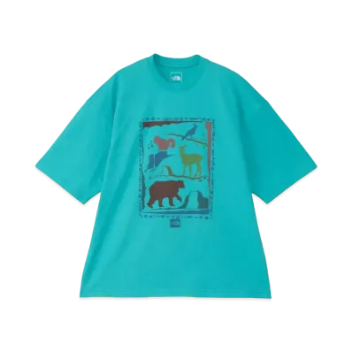The North Face Short Sleeve Yosemite Animal Tee "Geiser Aqua"