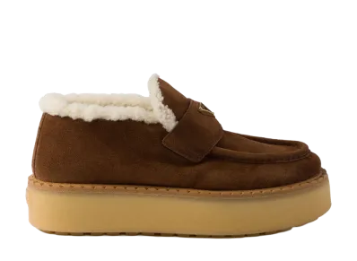 PRADA Women's Flat Shoes "Brown"