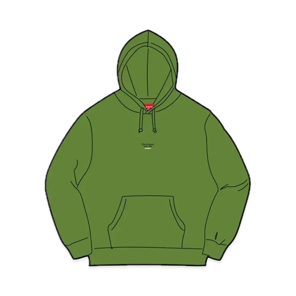 Supreme World Famous Micro Hooded Sweatshirt "Green"