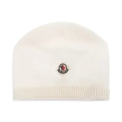MONCLER Kids Beanie "White"