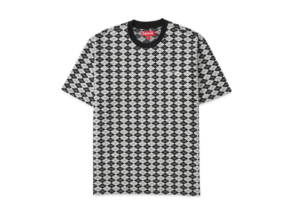 Supreme Diamond Jacquard S/S Top "Black"