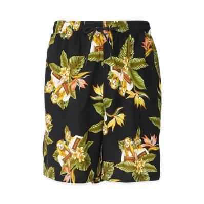 HYSTERIC GLAMOUR Tropic Channel Pattern Easy Shorts "Red"