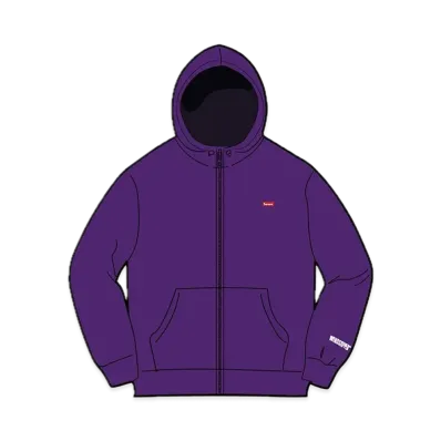 Supreme Windstopper Zip Up Hooded Sweatshirt "Dark Purple"