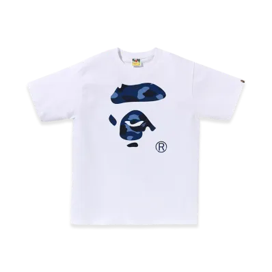 A BATHING APE Ape Face Tee "White"