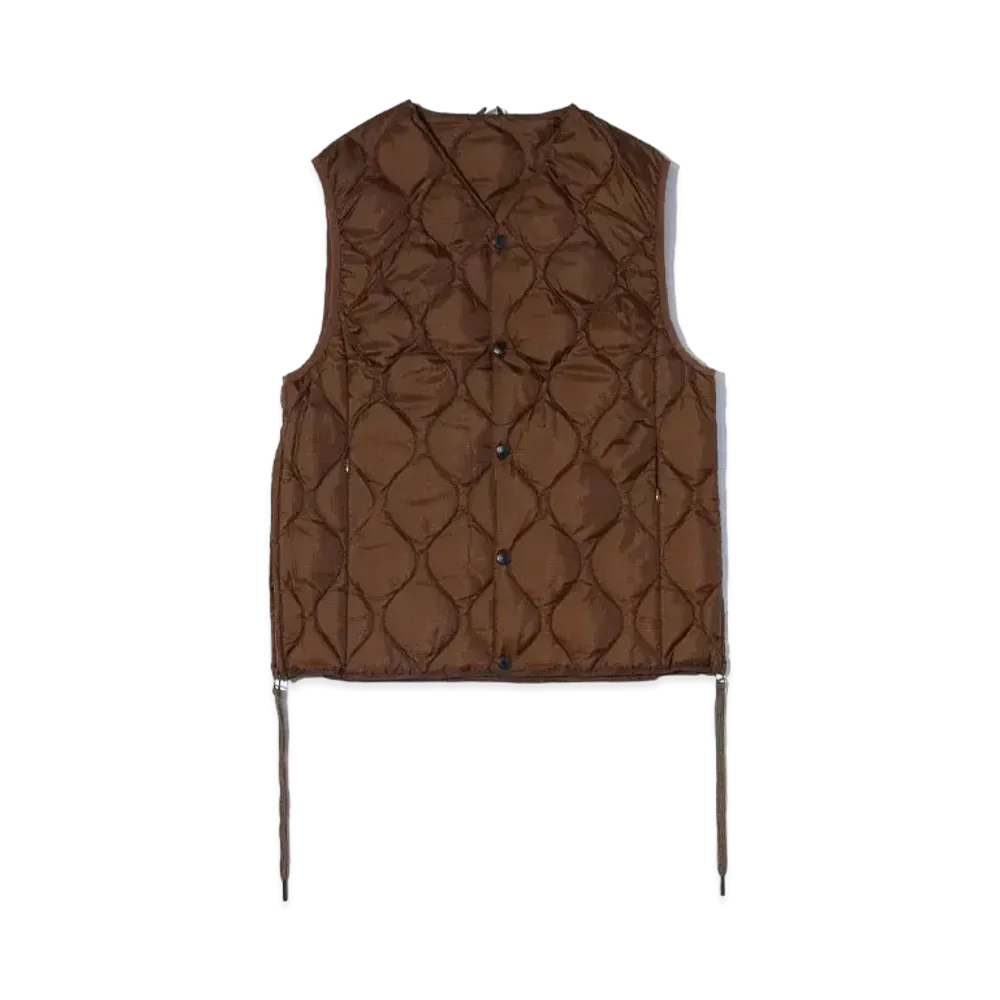Taion By F/CE. Packable Down Vest "Brown"