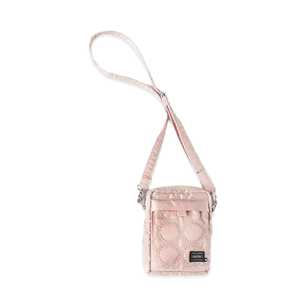PORTER x mina perhonen Vertical Shoulder Bag tambourine "Pink Beige"