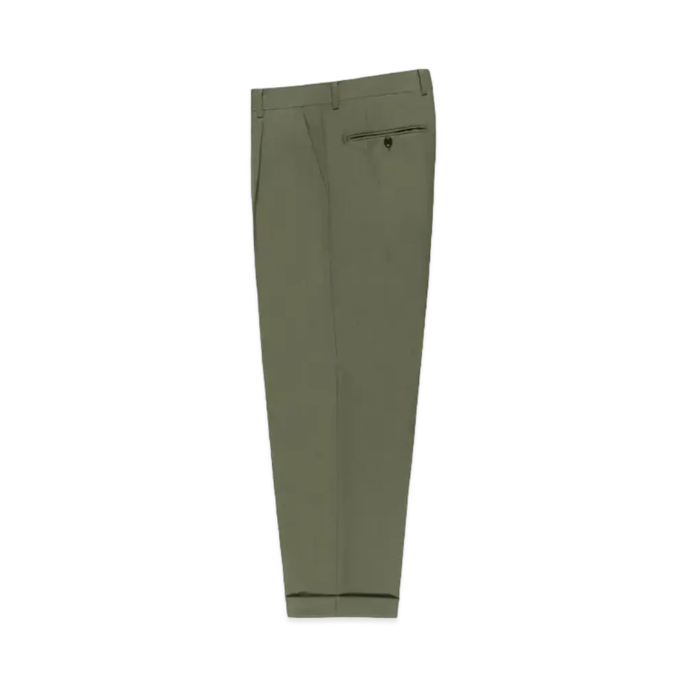 WACKO MARIA Dormeuil / Pleated Trousers (Type-2) "Green"