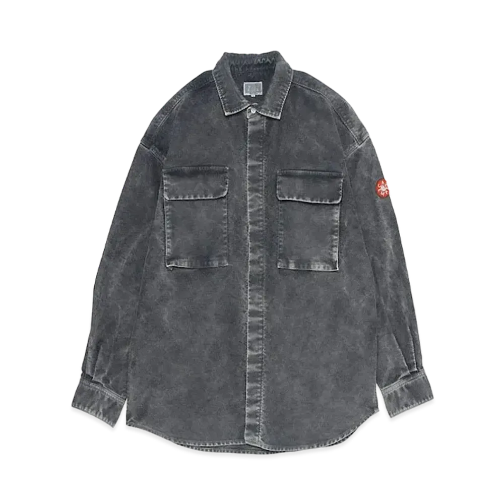 Cav Empt (C.E) BLEACHED BIG SHIRT "Grey"