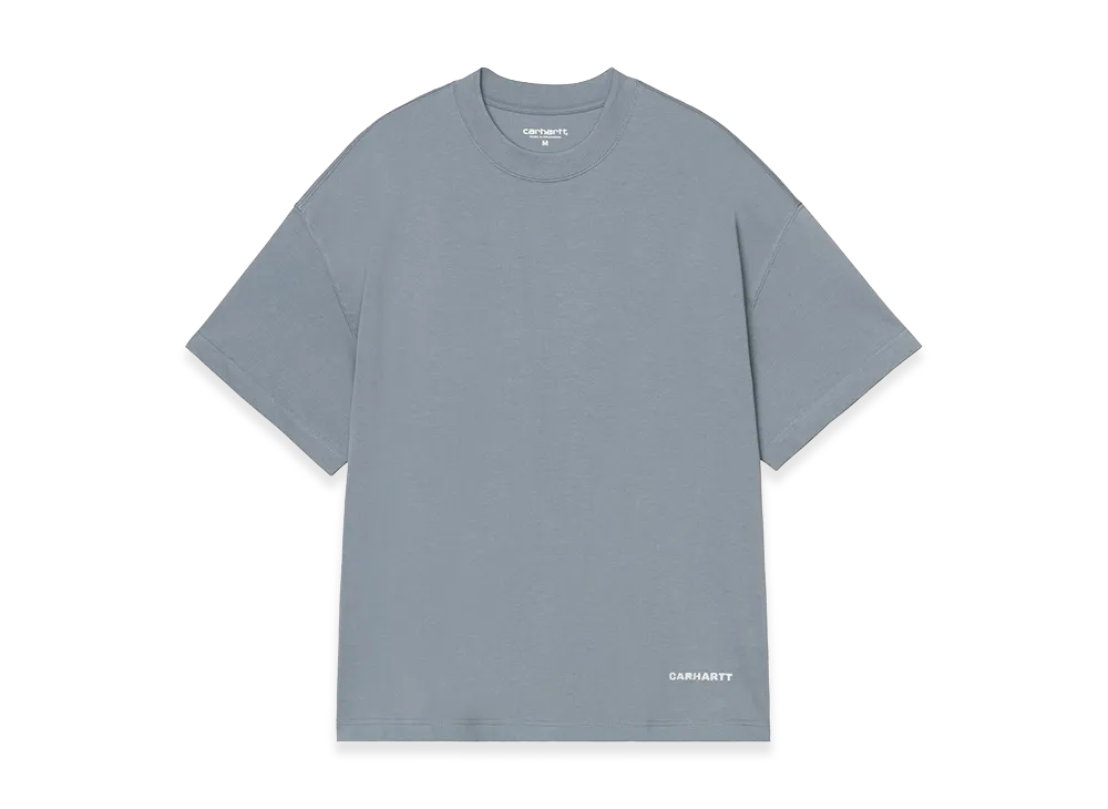 Carhartt WIP S/S Link Script T-Shirt "Velvet Blue/White"
