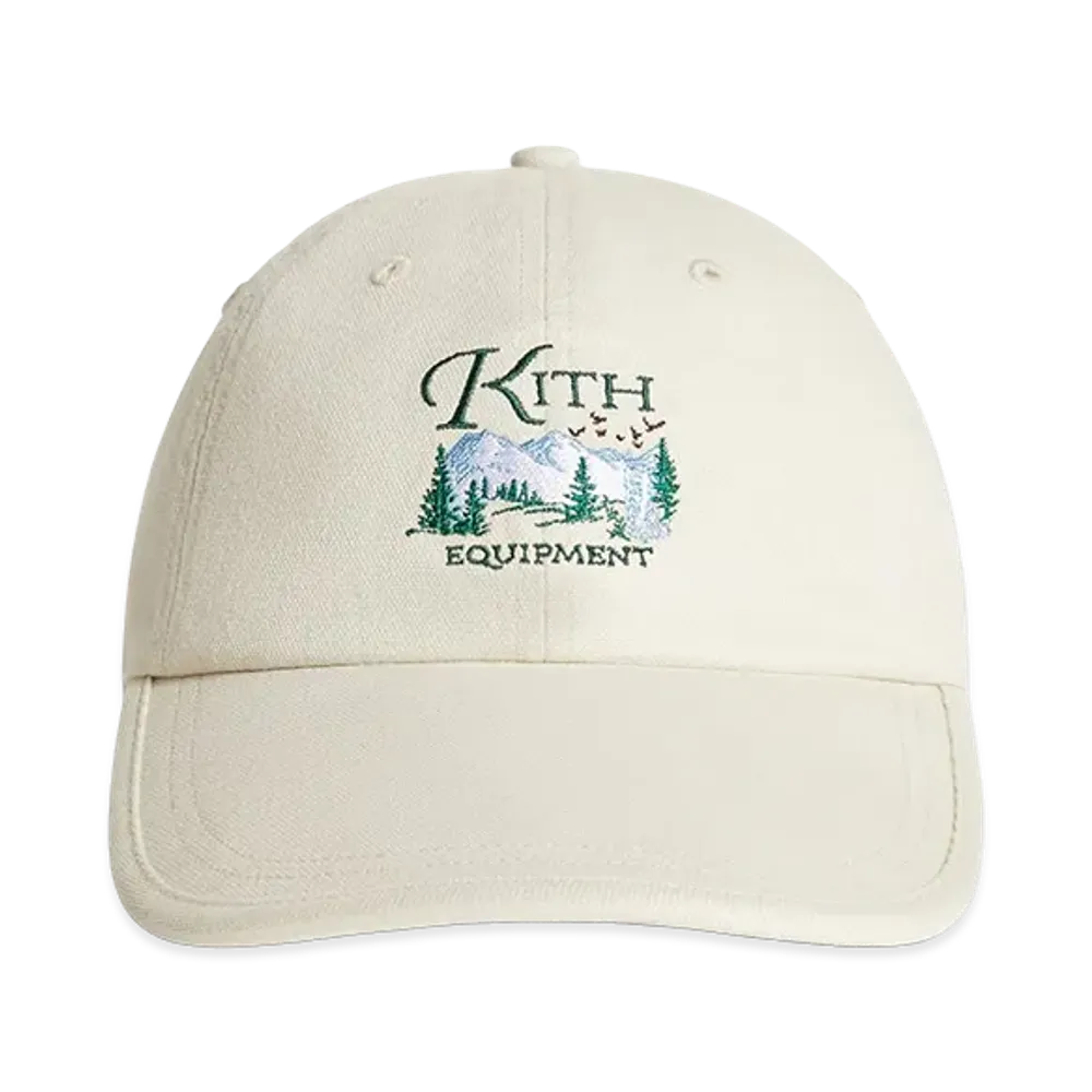 Kith x '47 Canvas Long Visor Clean Up Cap "Sandrift"