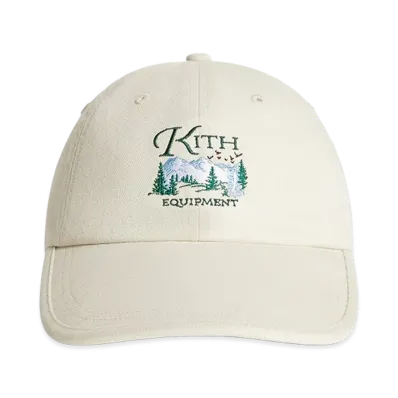 Kith x '47 Canvas Long Visor Clean Up Cap "Sandrift"