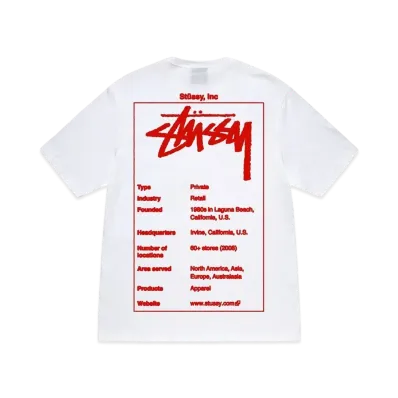 Stussy Wiki Tee "White"