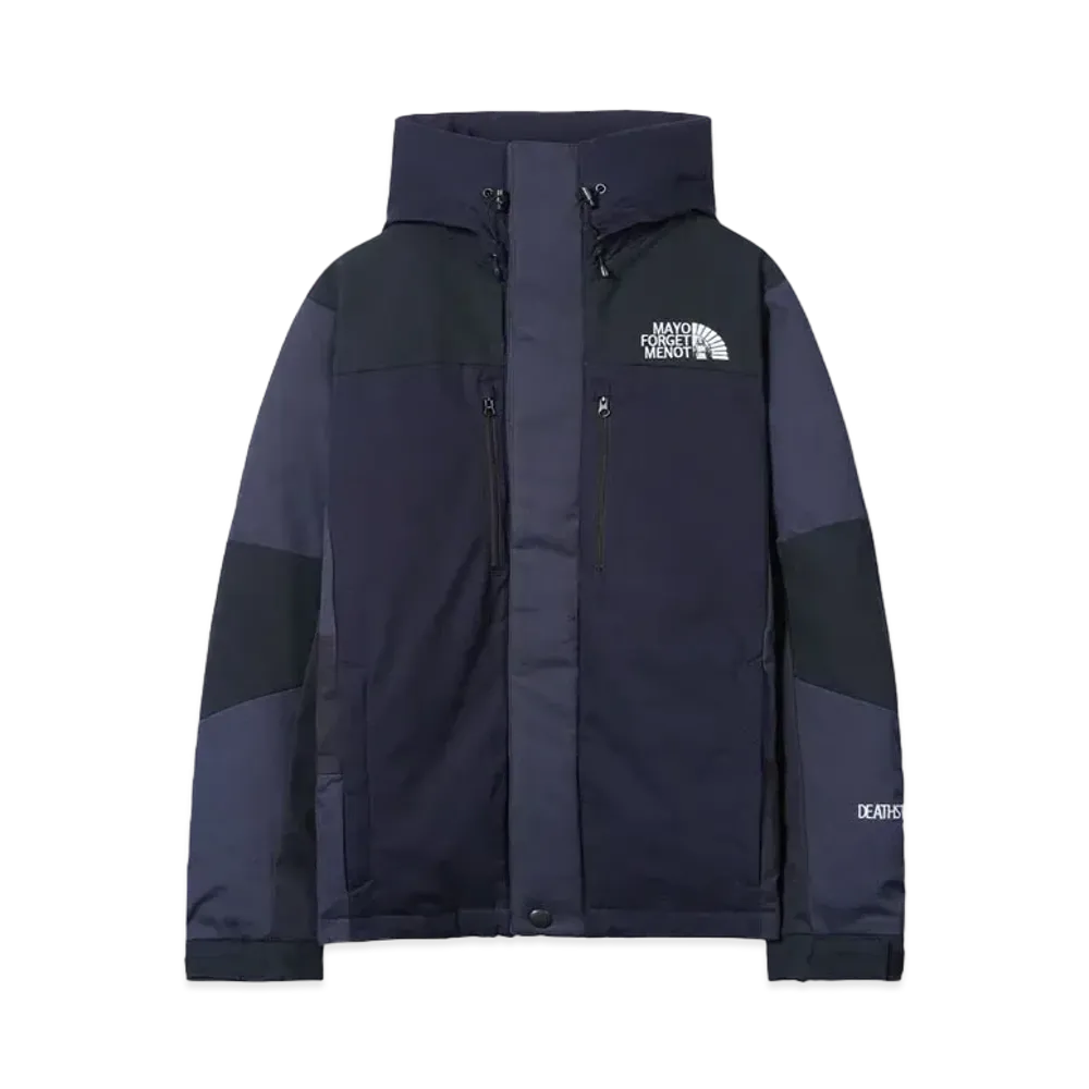 MAYO FORGET ME NOT Embroidery Down Jacket "NAVY"