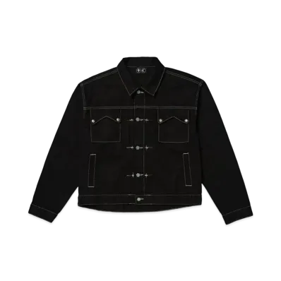 THUG CLUB Claw Denim Jacket "Black"