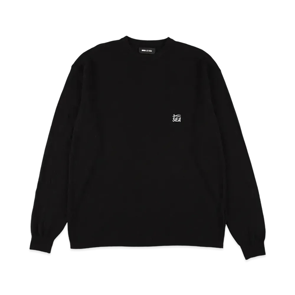WIND AND SEA x DENHAM Bouclet Pile L/S Tee "Black"