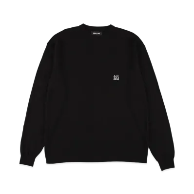 WIND AND SEA x DENHAM Bouclet Pile L/S Tee "Black"
