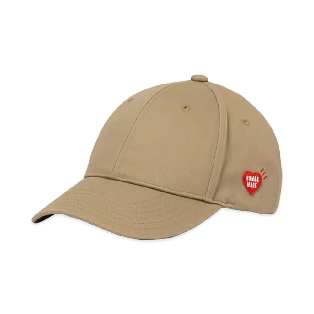 HUMAN MADE Heart Badge 6Panel Twill Cap "Beige"
