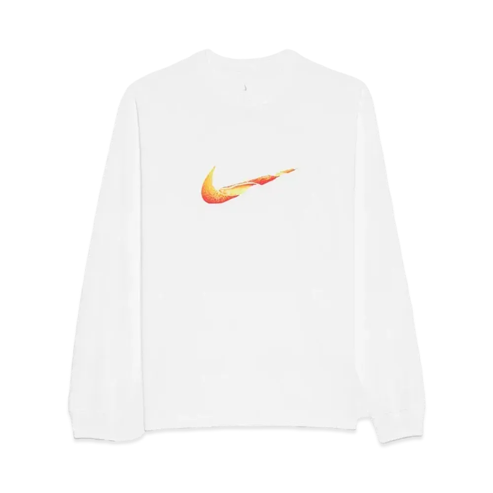 Nike x JACQUEMUS Orange Long-Sleeve T-shirt "White"