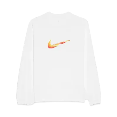 Nike x JACQUEMUS Orange Long-Sleeve T-shirt "White"