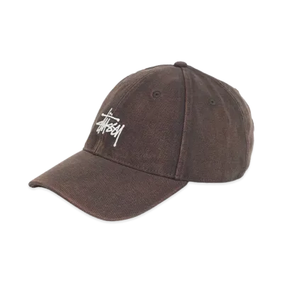 Stussy Washed Basic Stussy Cap "Brown"