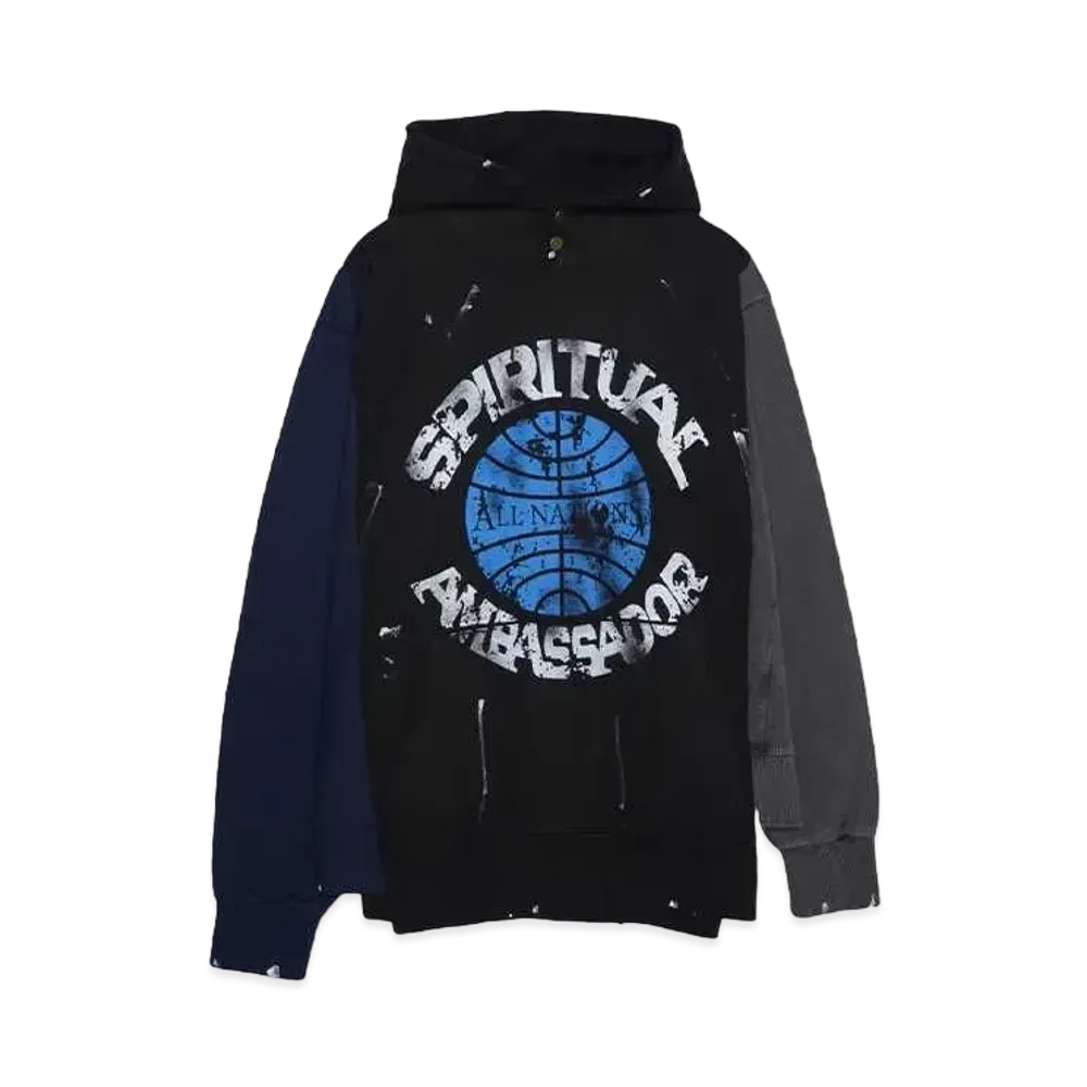 SOMEIT REBUILD HOODIE "NAVY/BLACK/CHARCOAL"