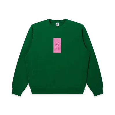 BlackEyePatch HWC Label Crew Sweat "Green"