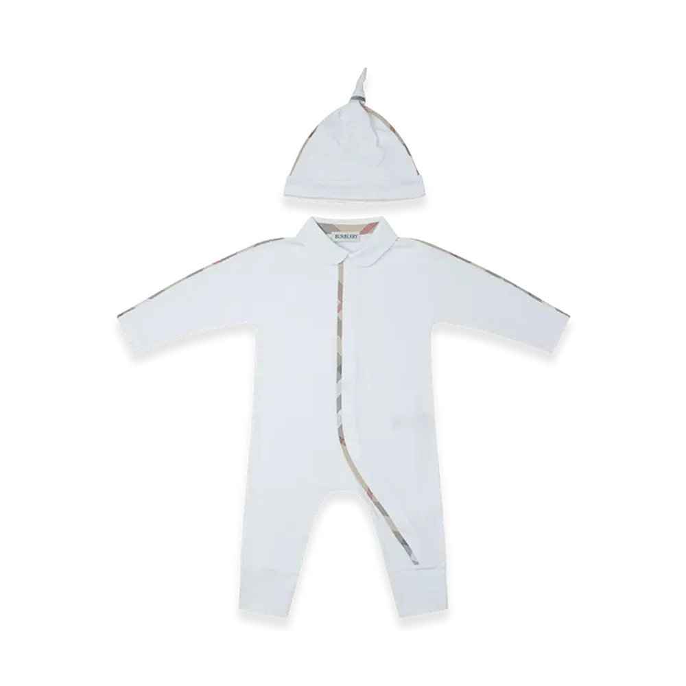 Burberry Kids hamilton Baby Set "White"