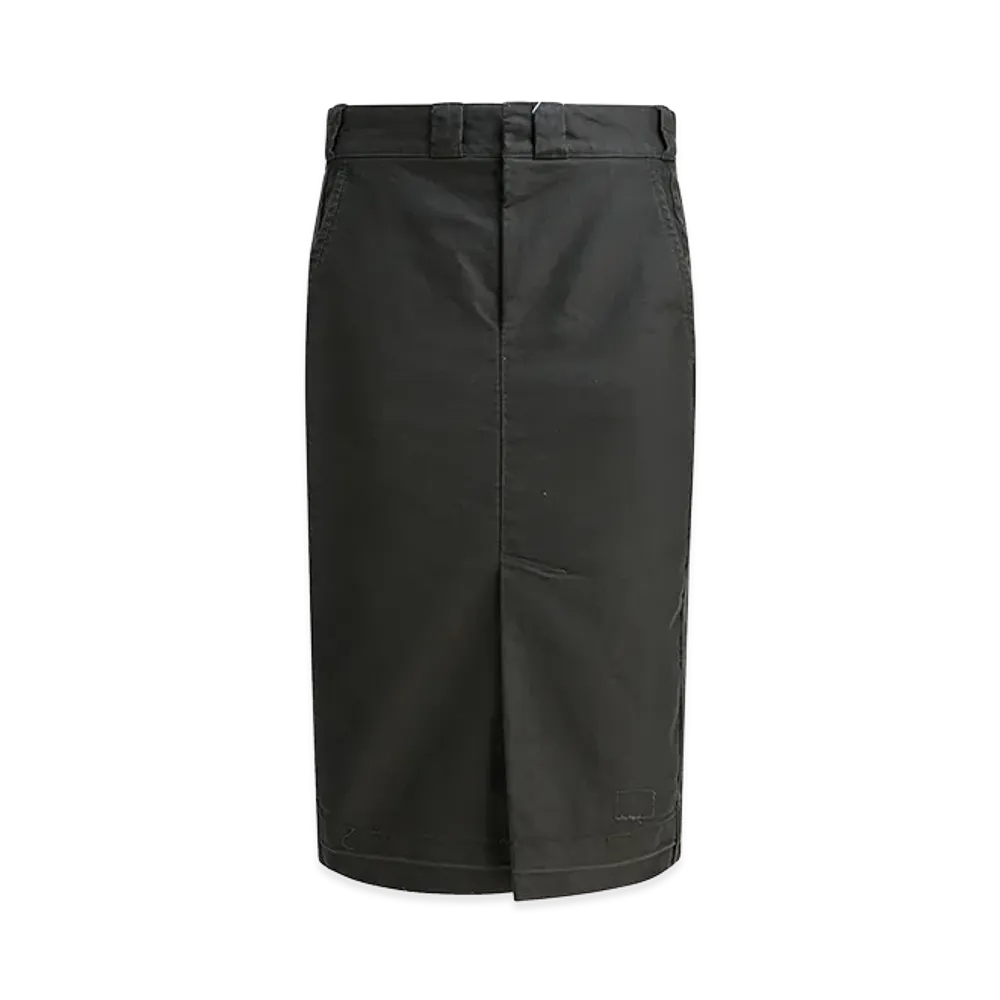 Maison Margiela Women's Cotton Midi Skirt "Black"