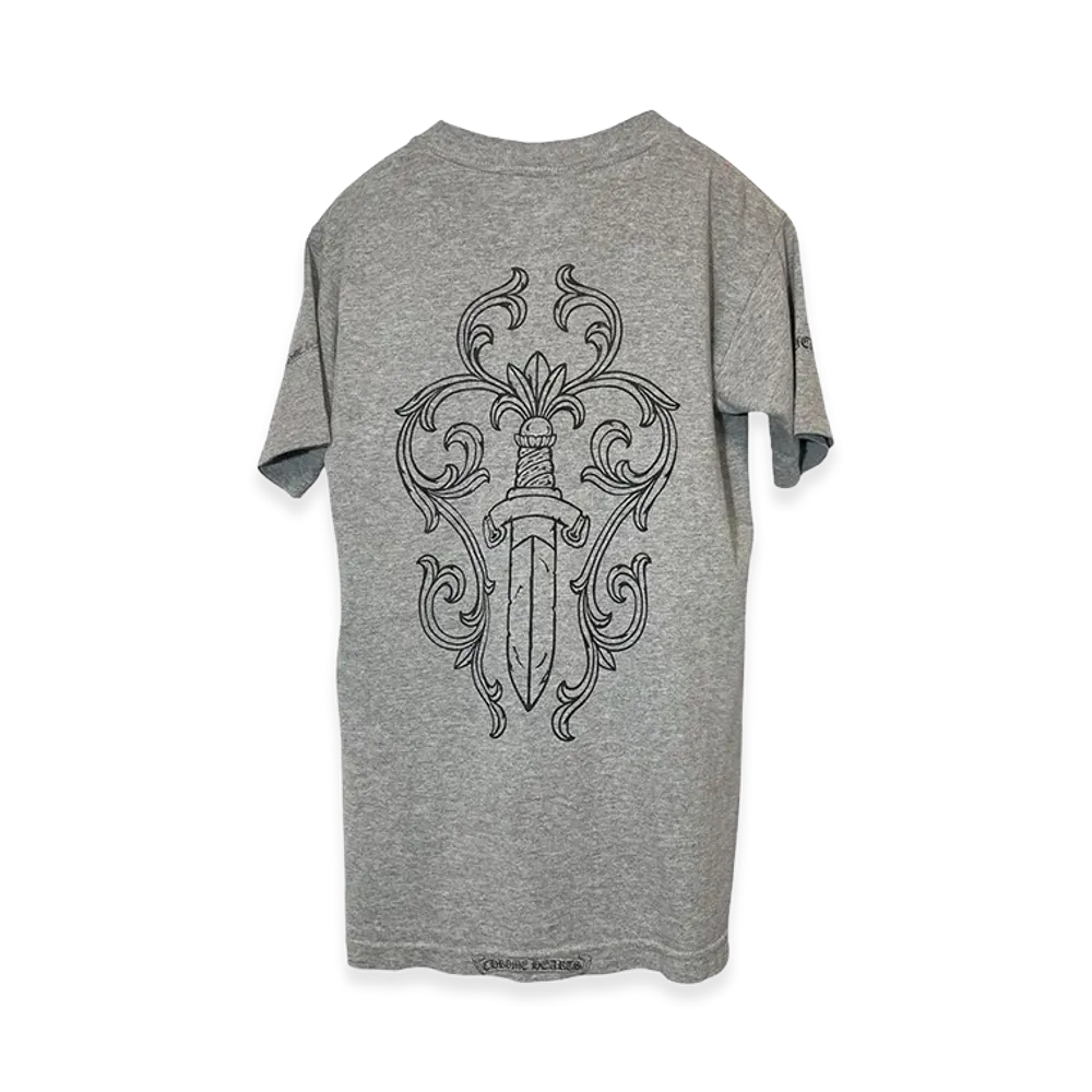 Chrome Hearts Max Field Dagger Back Print S/S T-Shirt "Gray"