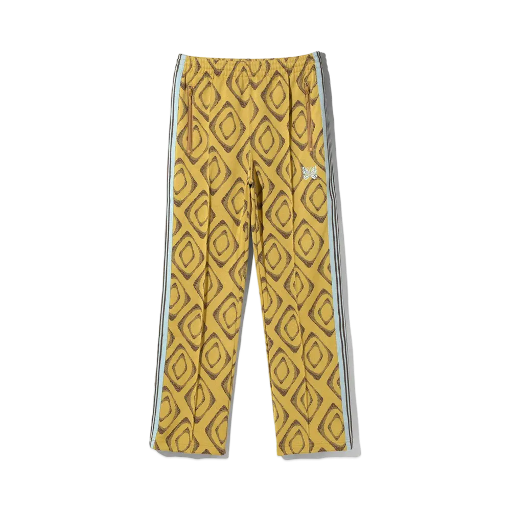 Needles for NEPENTHES WOMAN Track Pant - Poly Jacquard "Yellow"