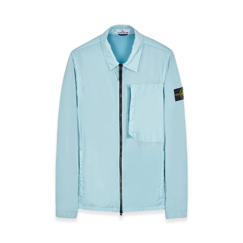 Stone Island 10723 Garment Dyed Crinkle Reps Recycled Nylon Jacket - 23FW "Sky Blue"