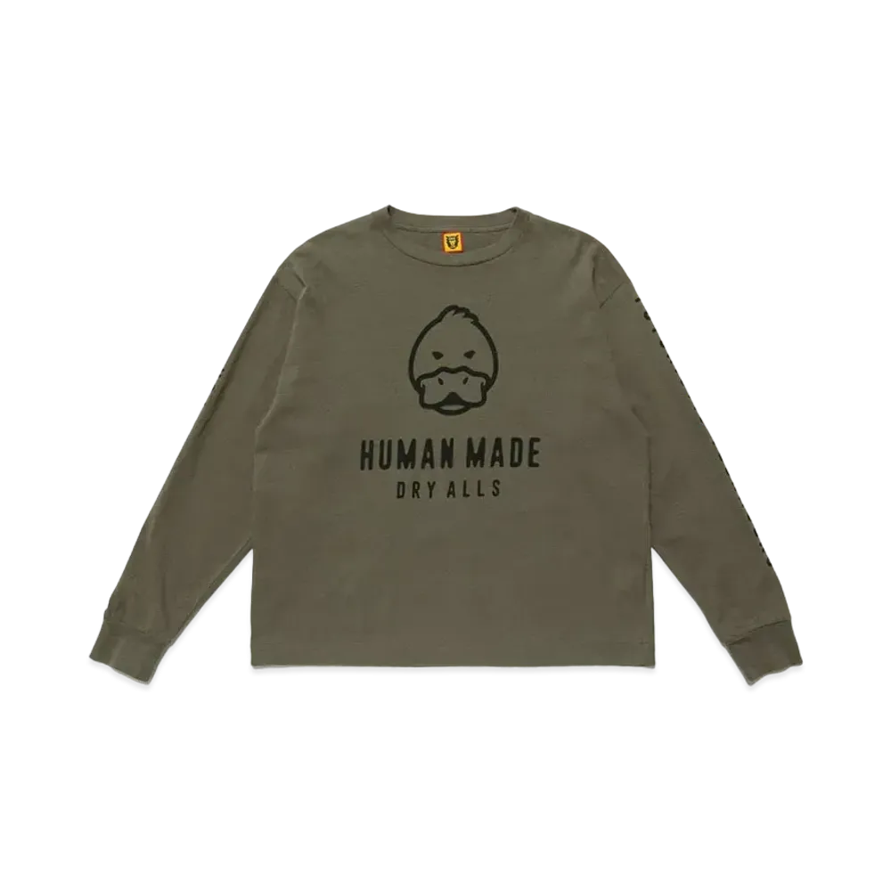 HUMAN MADE L/S T-SHIRT #3 "Olive"