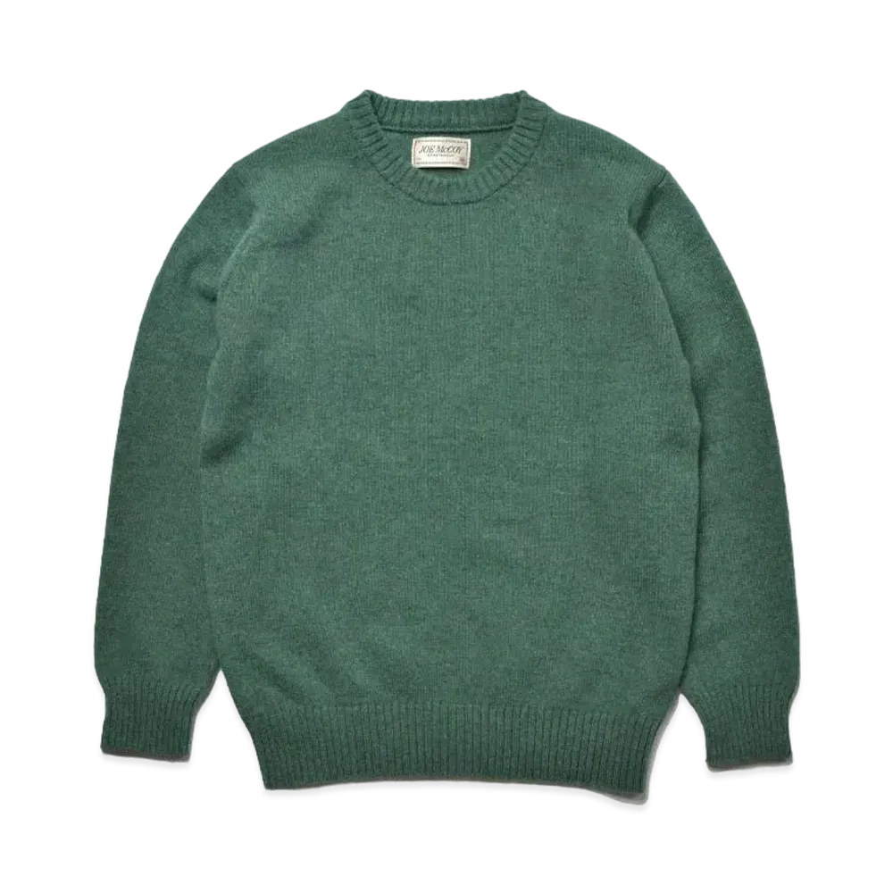 THE REAL McCOY'S Wool Crewneck Sweater "K.Green"