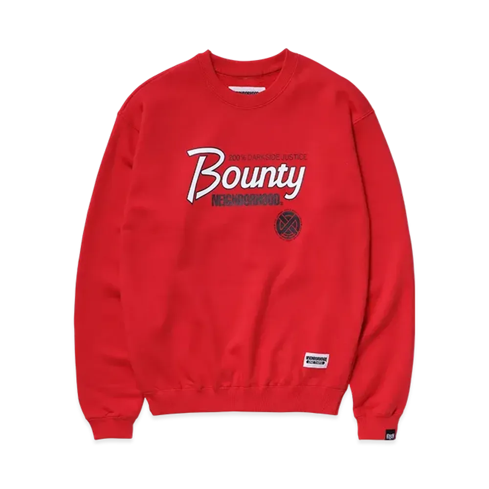 NEIGHBORHOOD x BOUNTY HUNTER Sweat Shirt LS "Red"
