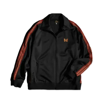 Needles x END. TRACK JACKET "Black/Orange"