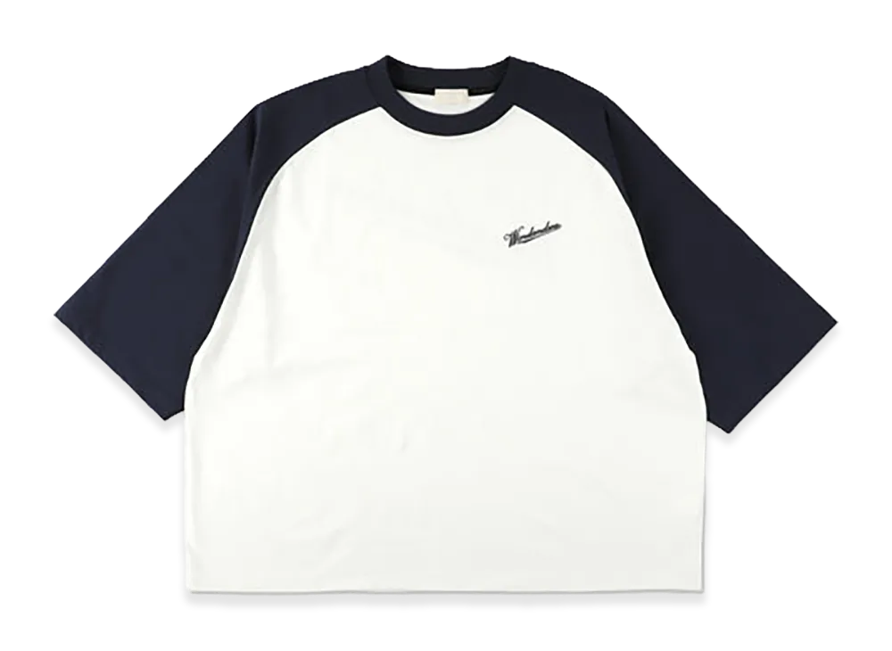 WIND AND SEA Oversized Raglan S/S Tee "Navy"