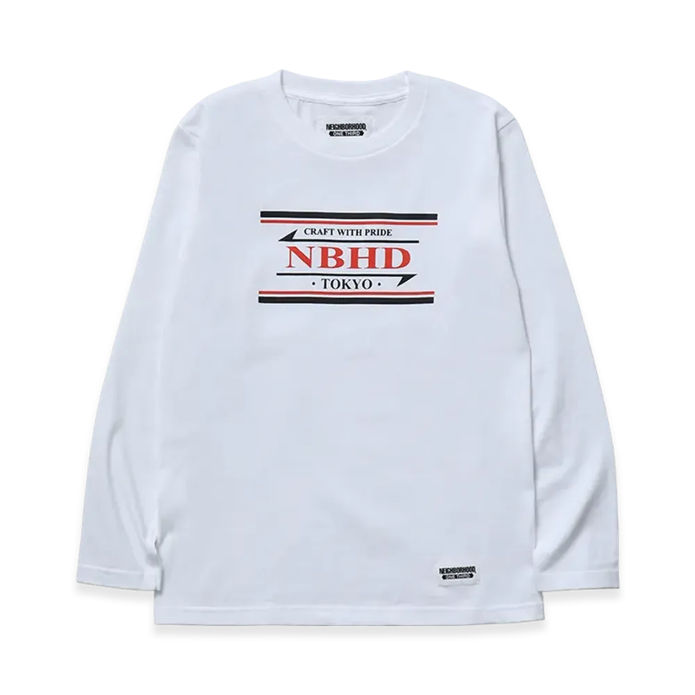 NEIGHBORHOOD Ot. Tee LS-5 "White"