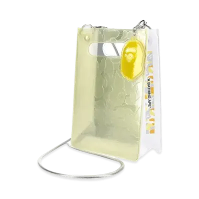 A BATHING APE x nana-nana A5 Vertical Bag Matsuyama Store Exclusive "Yellow"