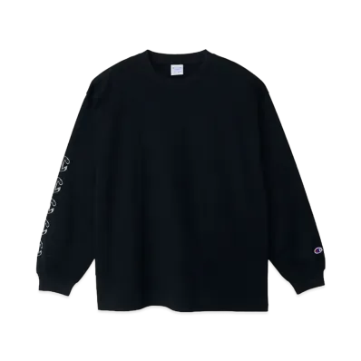 Champion x Sneakerwolf Long Sleeve T-Shirt "Black"