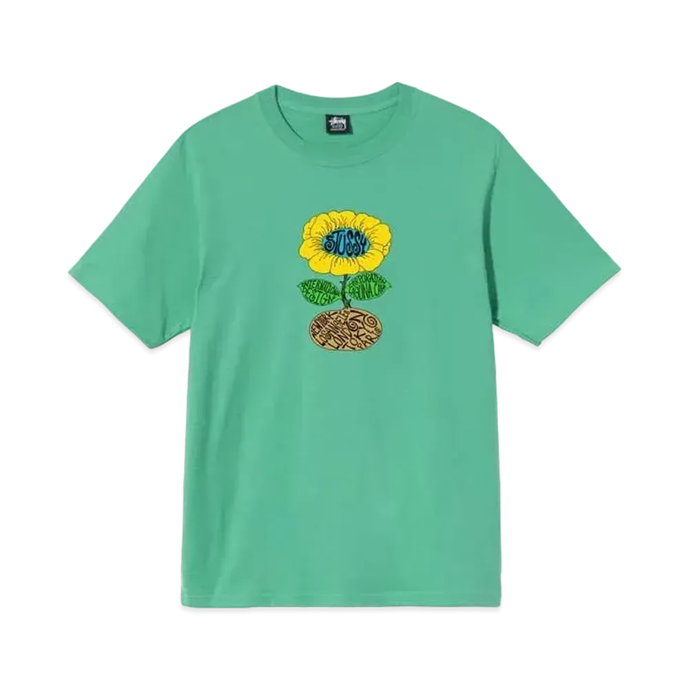 Stussy SUNFLOWER TEE "Green"