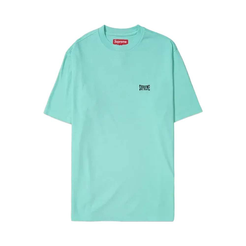 Supreme Warm Up Washed S/S Top "Aqua"