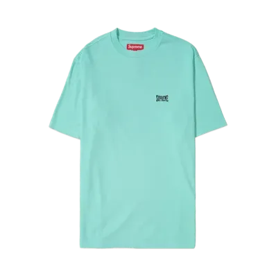 Supreme Warm Up Washed S/S Top "Aqua"