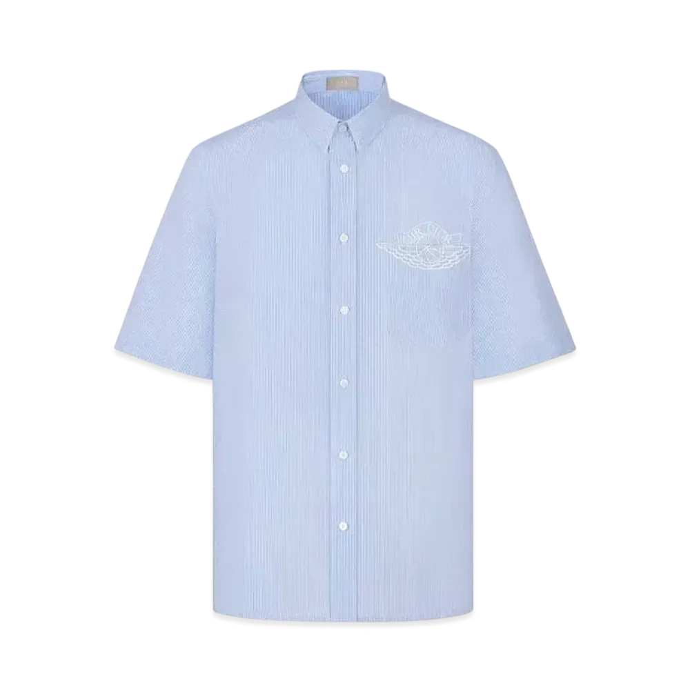Dior x Air Jordan Wings S/S Shirt "Blue"