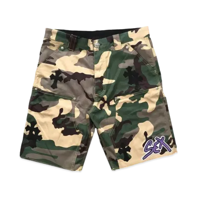 Chrome Hearts Matty Boy Sex Records Carpenter Shorts "Woodland Camo"